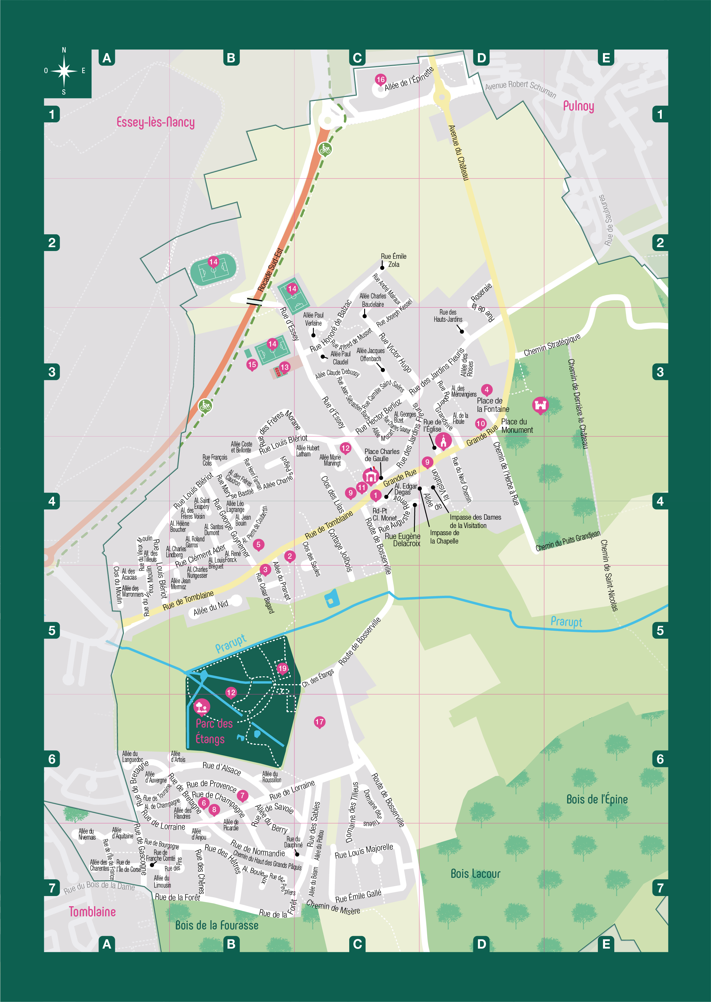 Plan de la ville